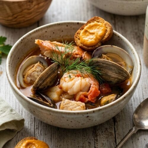 Mediterranean seafood soup recipe