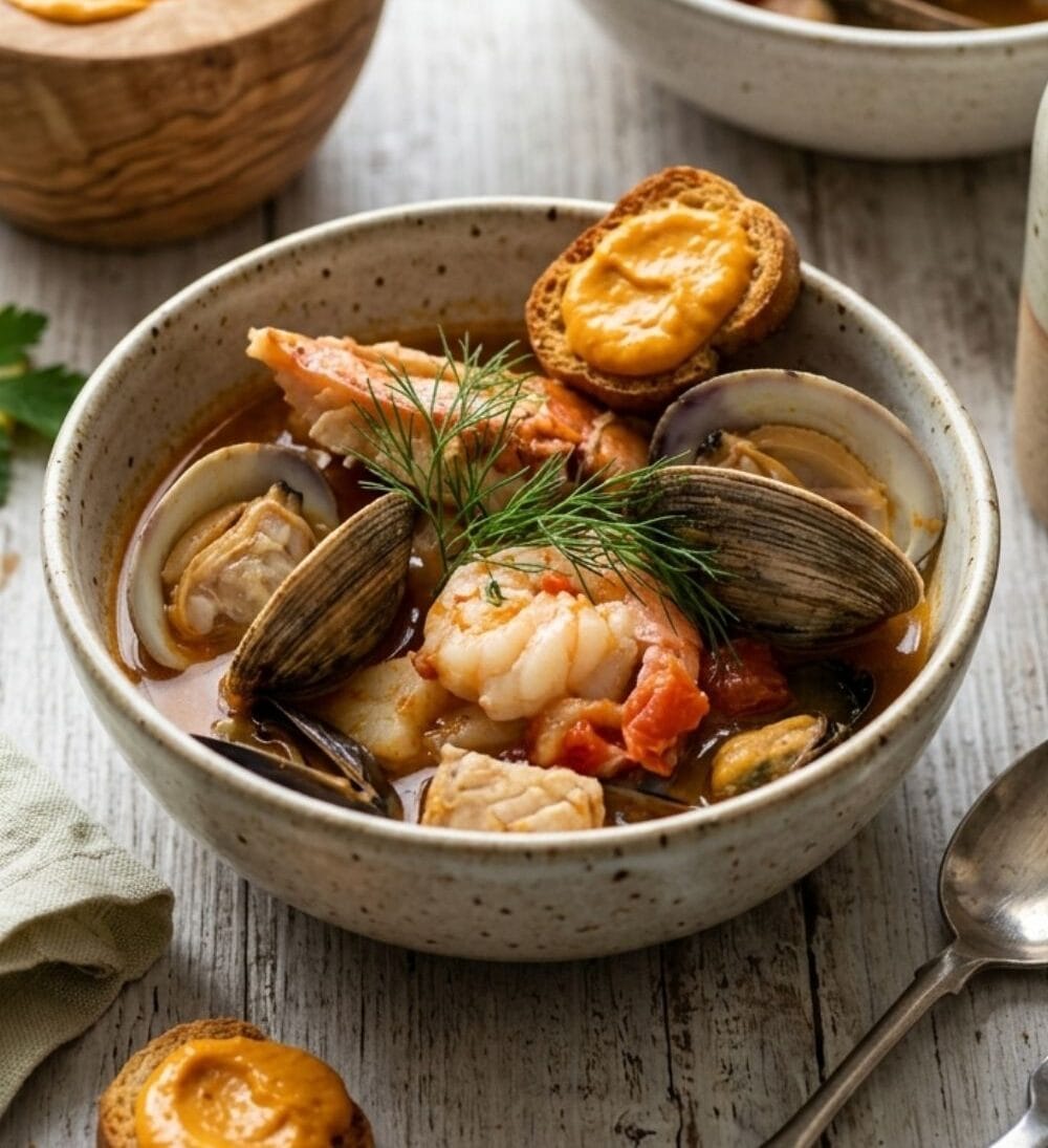 Mediterranean seafood soup recipe