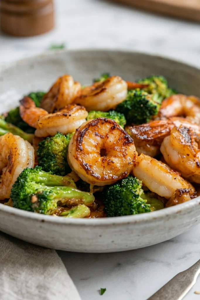 High-Protein Honey Garlic Shrimp