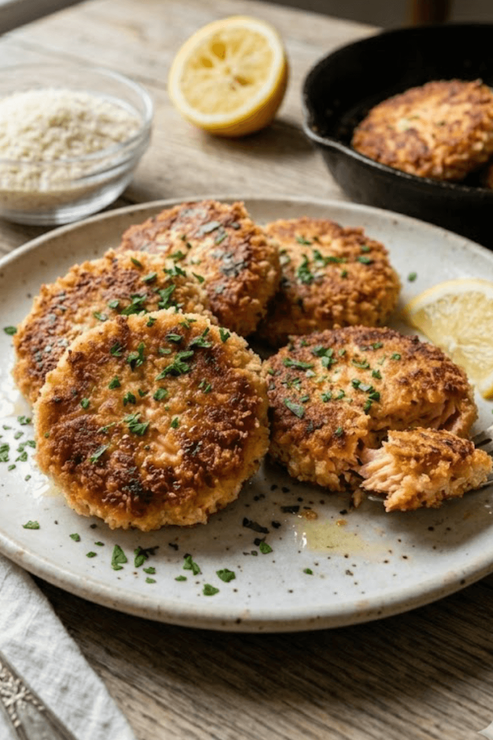 Crispy Salmon Patties
